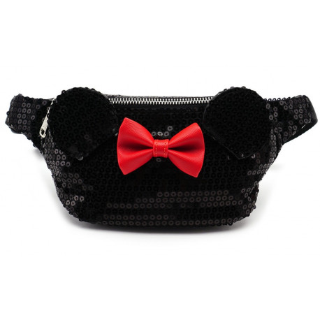 Riñonera de Lentejuelas Loungefly Minnie Mouse Disney