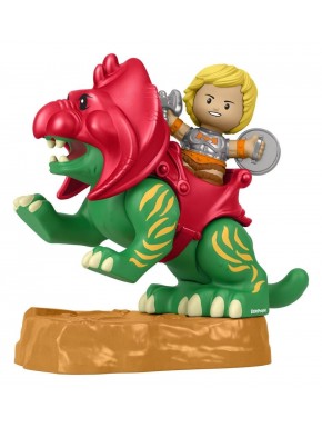 Figuras He-Man y Battle Cat Little People de Mattel