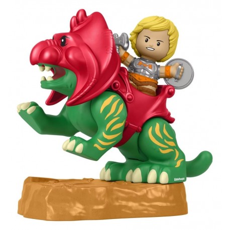 Figuras He-Man y Battle Cat Little People de Mattel