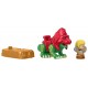 Figuras He-Man y Battle Cat Little People de Mattel