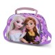 Sac repas Frozen 2 violet avec design en relief