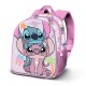 Mochila preescolar rosa con diseño de Lilo y Stitch en 3D