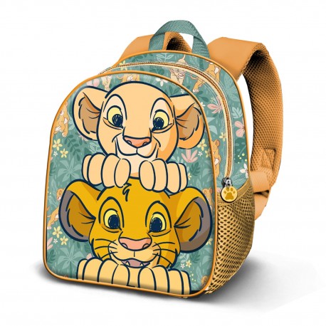 Sac à dos vert Disney Le Roi Lion avec design 3D