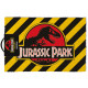 Paillasson Jurassic Park Avertissement