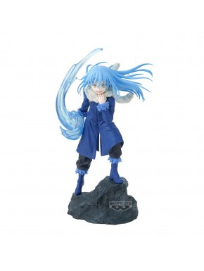 Figurine de Rimuru Tempest de Banpresto sur base rocheuse