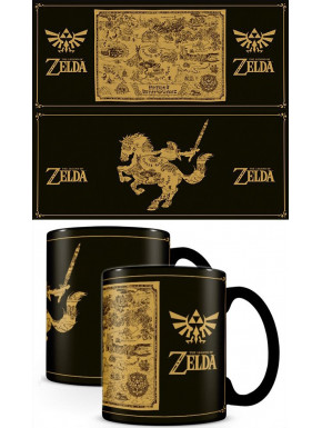 Taza térmica Zelda Mapa