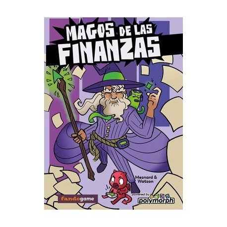 Capa do jogo de role-playing Magos das Finanças da Fandogamia