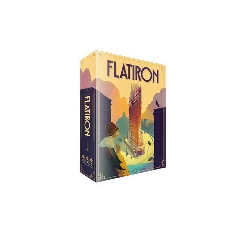 Boîte du jeu de société Flatiron JDM d'Asmodee