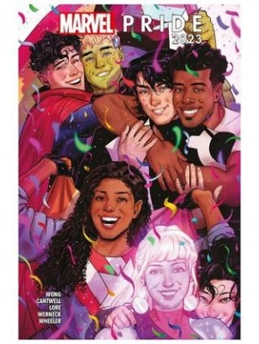 Capa da HQ Marvel Pride 2023 edição especial