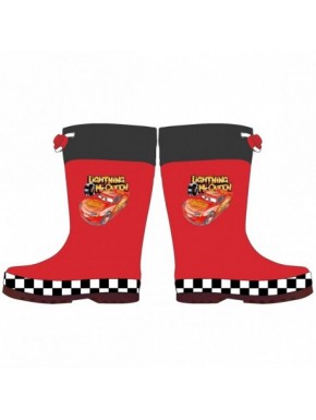 Botas de chuva vermelhas Cars Relâmpago McQueen para crianças