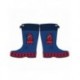 Bottes de pluie Spiderman bleues avec motif toile