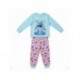 Pyjama long enfant Stitch en bleu et rose
