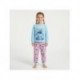 Pyjama long enfant Stitch en bleu et rose