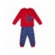 Pyjama long Spiderman pour enfants, rouge et bleu