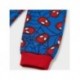 Pyjama long Spiderman pour enfants, rouge et bleu