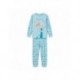 Pijama longo azul Frozen com Elsa para meninas
