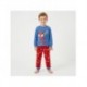 Pyjama long bleu et rouge Spiderman pour enfants