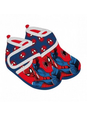 Chaussons montants Spider-Man rouge et bleu