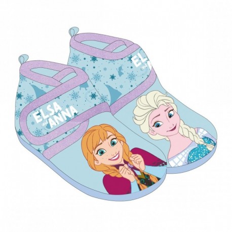 Pantoufles Frozen avec Anna et Elsa