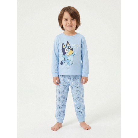 Pyjama long bleu Bluey avec design pour enfants