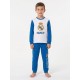 Pyjama long enfant Real Madrid en bleu et blanc