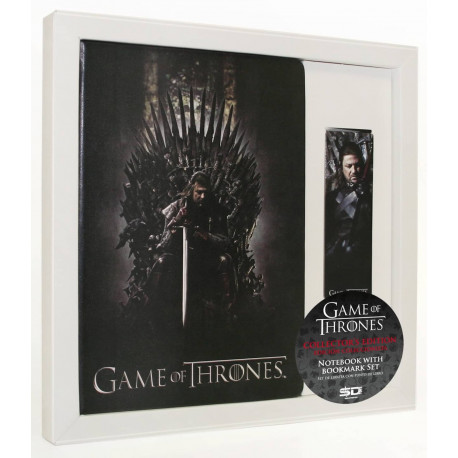 Set libreta y punto de libro Juego de Tronos Trono de Hierro