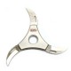 Shuriken metal retráctil curvado 3 prongs Naruto