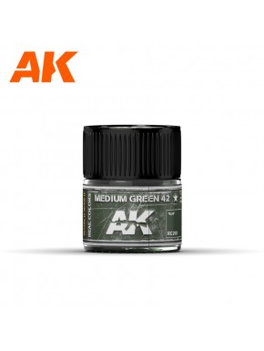 Bote de pintura acrílica AK-Interactive Medium Green 42