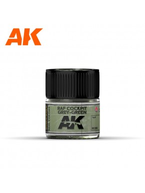 Verniz RAF Cockpit Grey-Green AK-Interactive 10ml