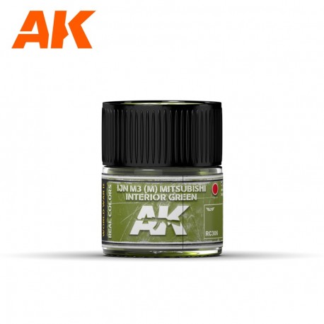 Laque verte intérieure IJN M3 Mitsubishi 10ml par AK-Interactive