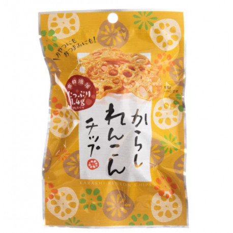 Snack de Raiz de Loto Sabor Mostaza Renkon Chips