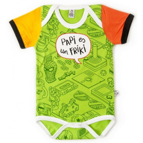 Body bebé Papi es un friki
