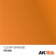 Frasco de tinta acrílica Clear Orange AK-Interactive 10ml
