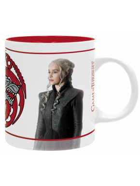 Caneca de Game of Thrones com Jon Snow e Daenerys