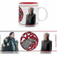 Coupe Jon Snow et Daenerys Game of Thrones