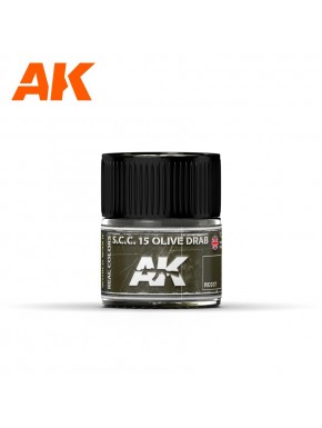 Barniz laca acrílica S.C.C. 15 Olive Drab de AK-Interactive
