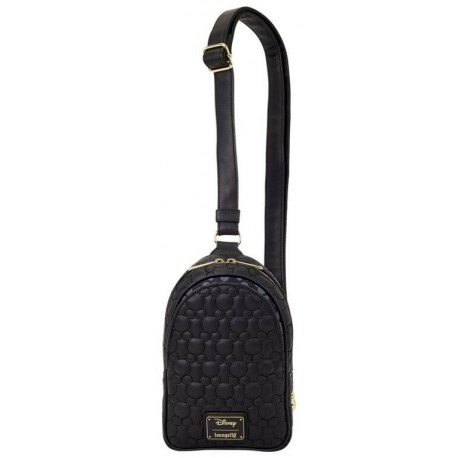 Bolsa Transversal Mickey Disney por Loungefly em couro sintético