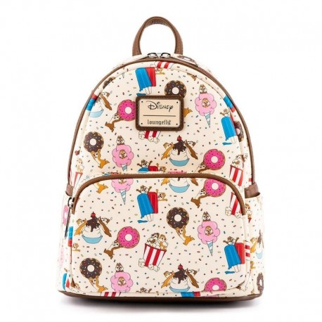 Sac à dos Disney Loungefly Tic et Tac avec douceurs