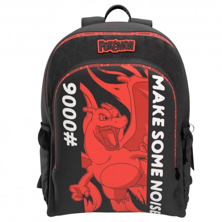 Mochila Charizard negra y roja de Pokémon