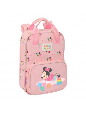 Sac à dos rose avec Bébé Minnie Mouse de Disney