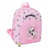 Sac à dos Snoopy 30cm Rose avec Poches zippées
