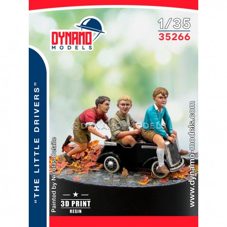 Conjunto de figuras 1/35 The Little Drivers da Dynamo Models