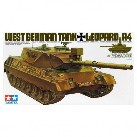 Maquette de char Leopard A4, échelle 1/35, Tamiya