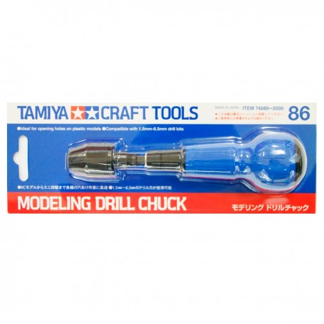 Portabrocas Tamiya azul para modelismo