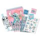 Ensemble de papeterie 3D Stitch Disney avec cahier et autocollants