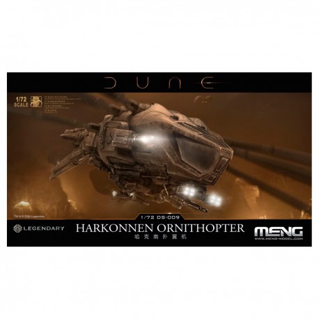 Maqueta Dune Harkonnen Ornithopter 1/72 de Meng Model