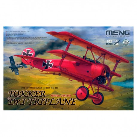 Modèle Fokker Dr.I Triplan échelle 1/32 de Meng