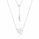 Pendentif En Or Blanc Dumbo De Disney