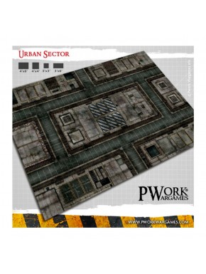 Tapis de jeu Urban Sector néoprène 44x60 pouces