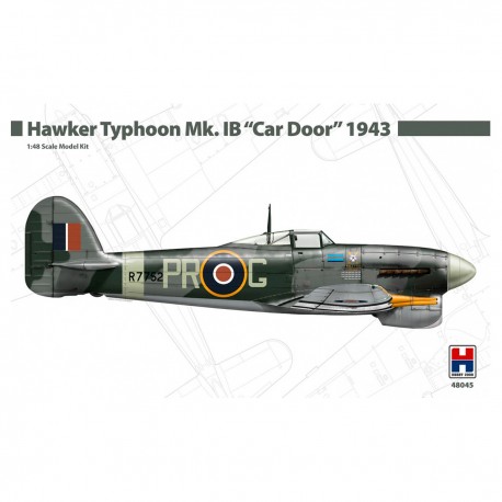 Maqueta Hawker Typhoon Mk. IB Car Door 1943 Hobby 2000